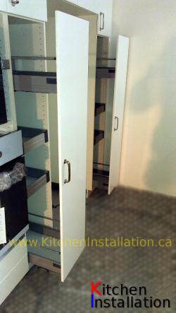 IKEA kitchen installation pull-out door